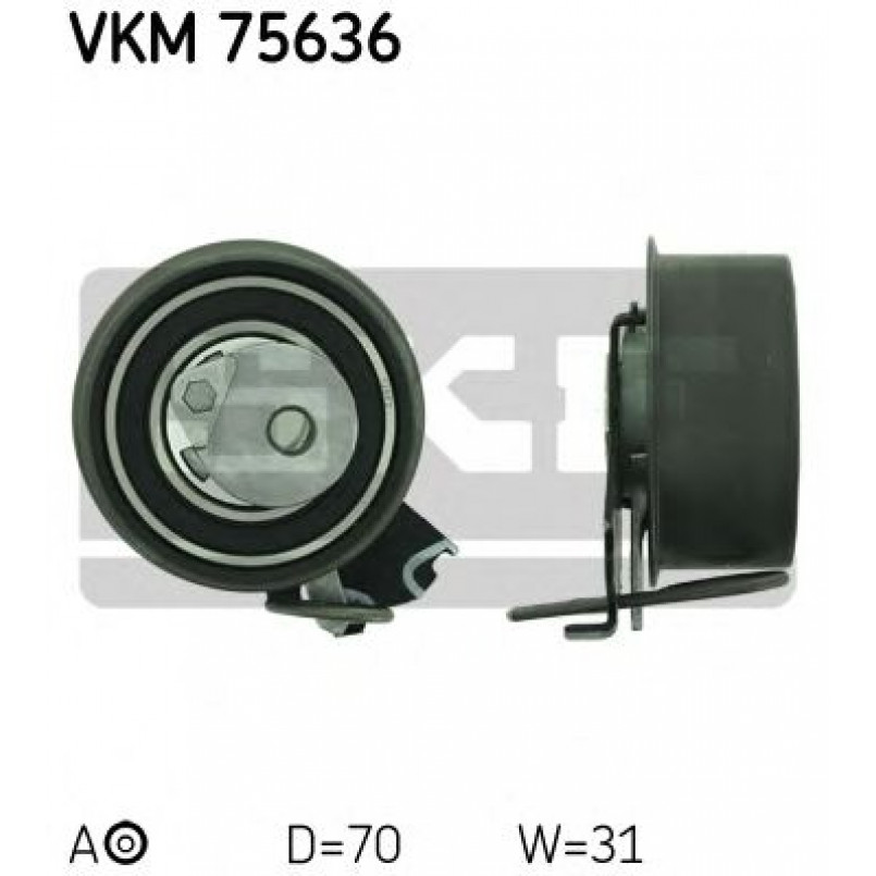 VKM 75636 SKF Натяжний ролик